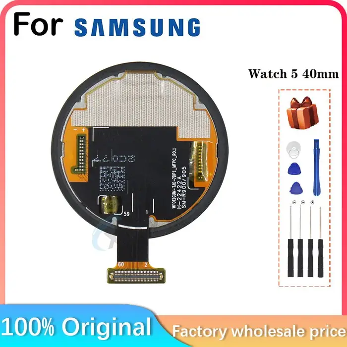 Pour Samsung Galaxy Watch 5 40mm SM-R900 SM-R905 Bluetooth Smart Watch LCD Affichage Remplacement et Réparation