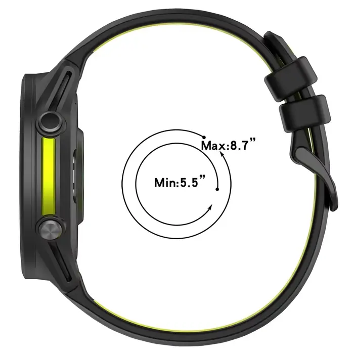 Bracelet de course de 22mm pour Garmin Forerunner 970