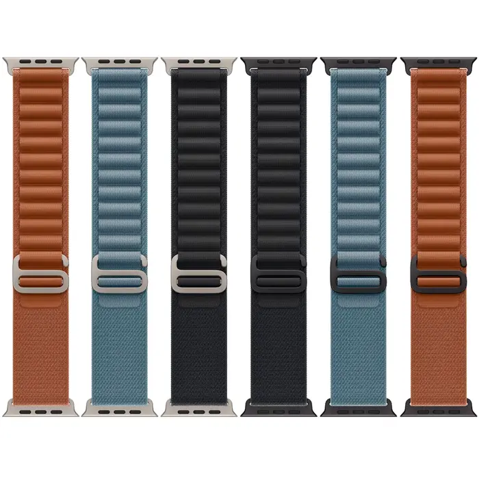 Bracelet Alpine officiel pour Apple Watch ultra 3 2 bandes 49mm 44mm 45mm 46mm 42mm 41mm 40mm correa iWatch série 11 10 9 8 7 6 SE 3