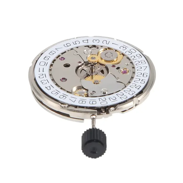 ELBA_pour ETA 2824-2 SELLITA SW200 blanc 3H mouvement d'horloge de montre mécanique