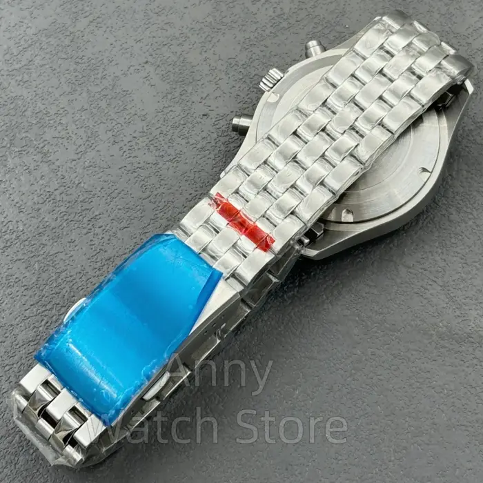 Boîtier de montre de plongée en verre saphir bombé de 38 mm