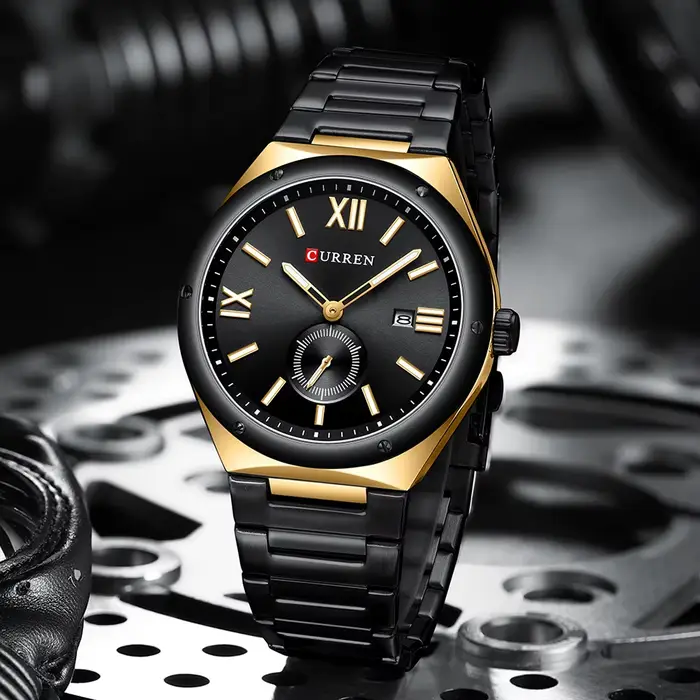 CURREN 2024 nouveaux hommes montre affaires montres mouvement Ultra mince horloge haut marque de luxe mode décontracté
