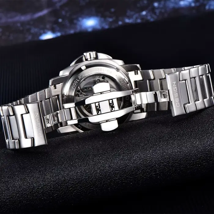 PAGANI DESIGN 43mm montre-bracelet mécanique lunette en céramique montre pour hommes haut de gamme 100M étanche montres automatiques Relogio Masculino