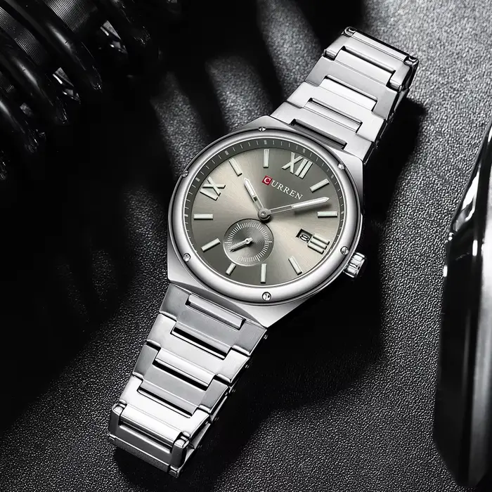 CURREN 2024 nouveaux hommes montre affaires montres mouvement Ultra mince horloge haut marque de luxe mode décontracté