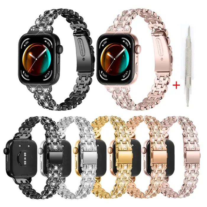 Bracelet en acier inoxydable pour Huawei Watch Fit 3 4 5