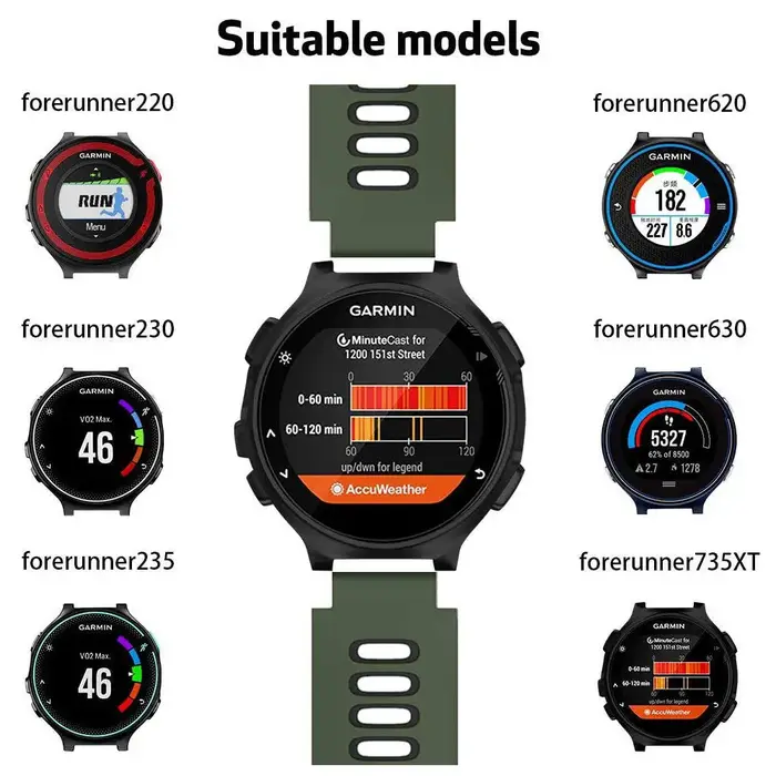 Bracelet de montre pour Garmin Forerunner 735XT