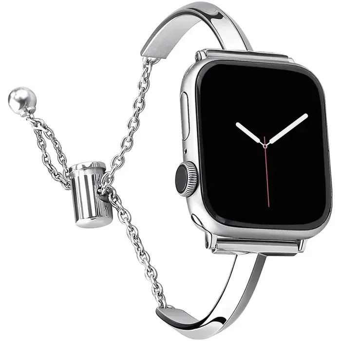 Bracelet de montre de luxe pour Apple Watch série 8 7 41 45mm 6 Se 5 4 femmes