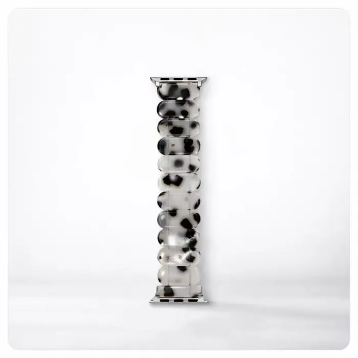 Bracelet en résine pour Apple Watch, pour femme, 40mm, 44mm, 45mm, 38mm, 41mm, 42mm, 46mm, bracelets