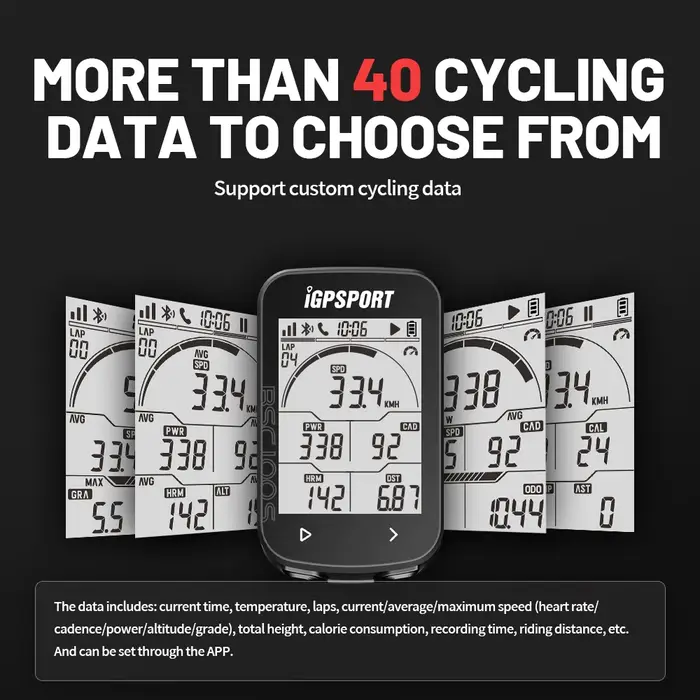 IGPSPORT – compteur de vélo GPS sans fil IGS50E