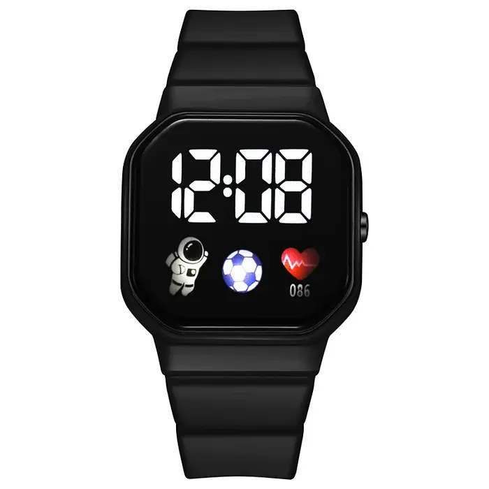 Montre de sport numérique électronique LED pour femmes et hommes