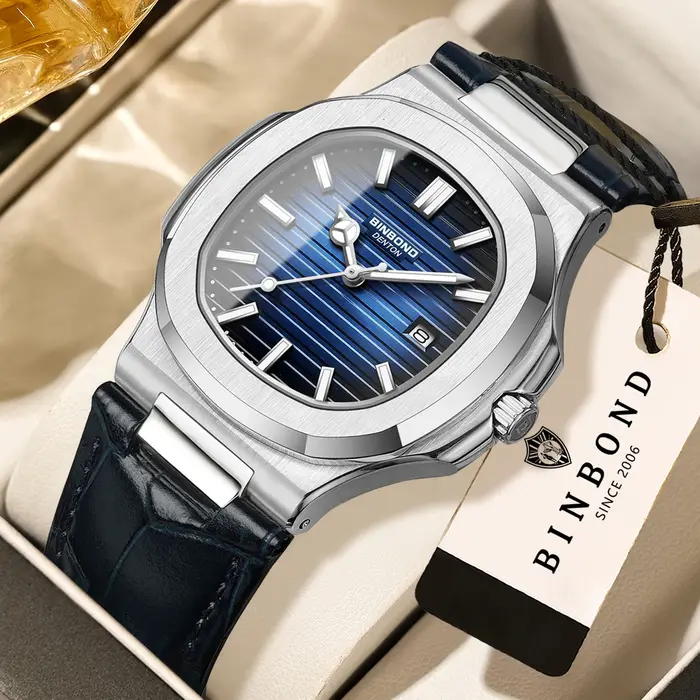 BINBOND – montre-bracelet à Quartz pour hommes
