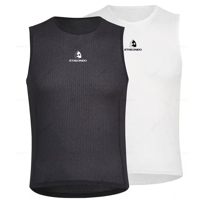 Équipe Etxeondo été hommes respirant cyclisme gilet sport descente maillots vélo court maille super
