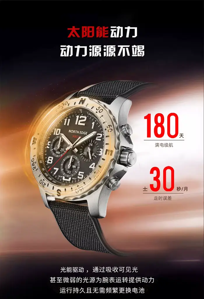 Nouvelle montre électronique sportive MACH2 en acier inoxydable