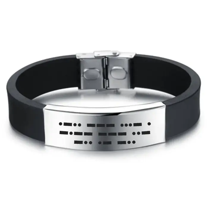 Bracelets personnalisés en Silicone pour hommes