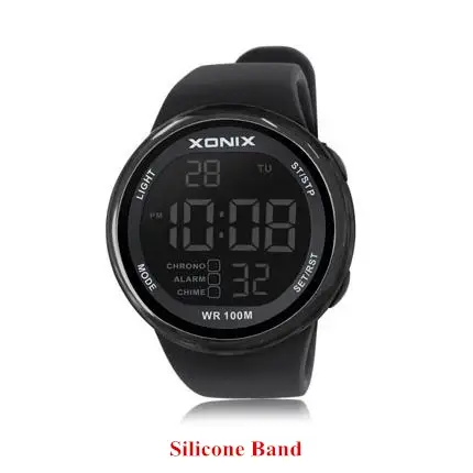 Chaud! XONIX nouveaux hommes sport Hardlex montres étanche 100m en plein air amusant multifonction m