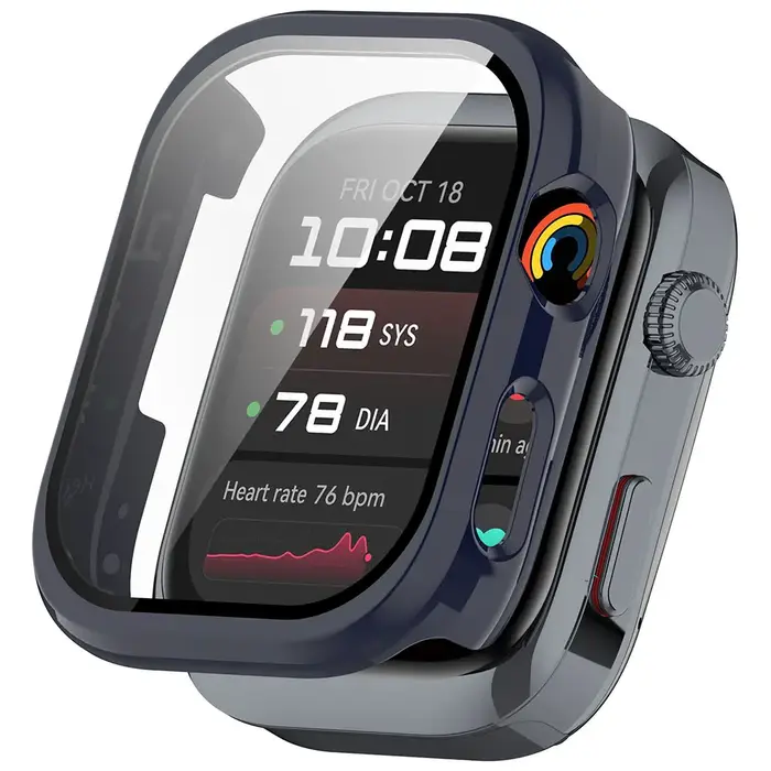 Étui rigide en PC avec protection d'écran en verre intégrée pour Huawei Watch D2 anti-rayures