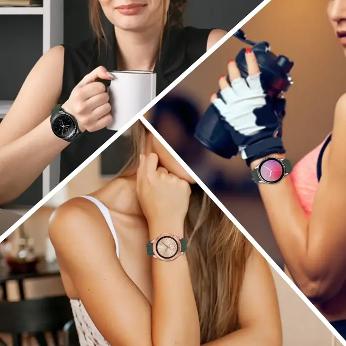 Bracelet élastique magnétique tressé pour montre connectée Oneplus Watch 3 2r 2 46mm
