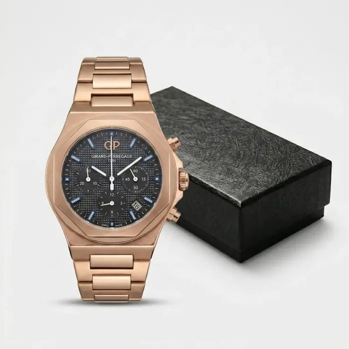 Montre de sport de luxe multifonction à quartz chronographe étanche pour homme Girard-Perregaux 2026 Hot GP