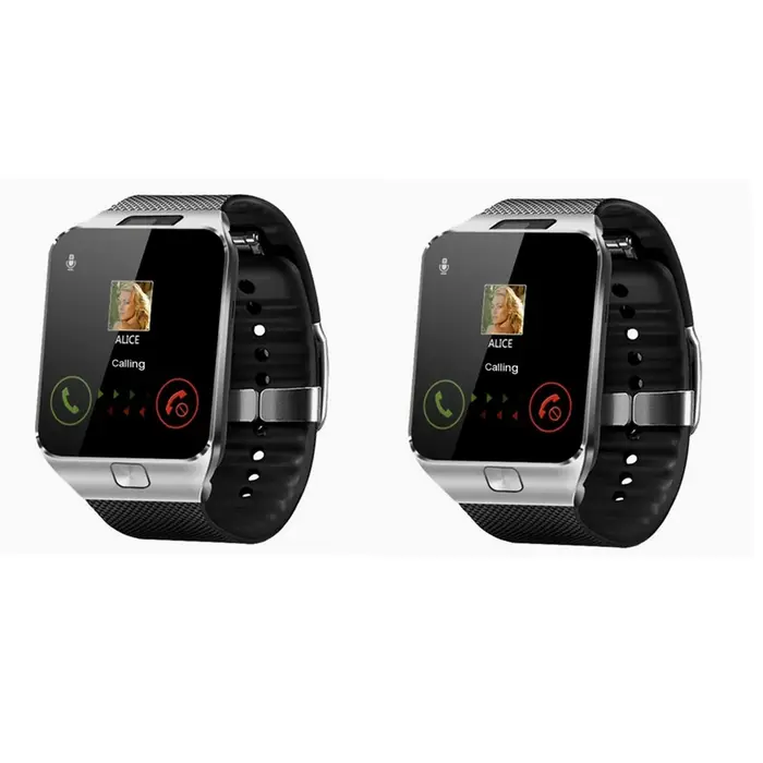 Hommes femmes plein écran tactile montre intelligente Sport étanche podomètre Smartwatch avec carte Sim