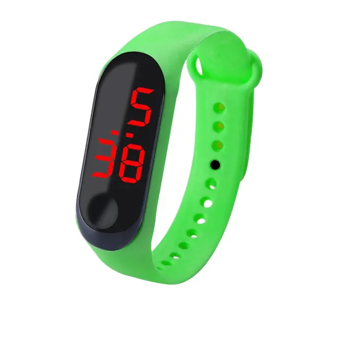 Montre de sport électronique pour enfants, montre-bracelet de sport en plein air, montre intelligent
