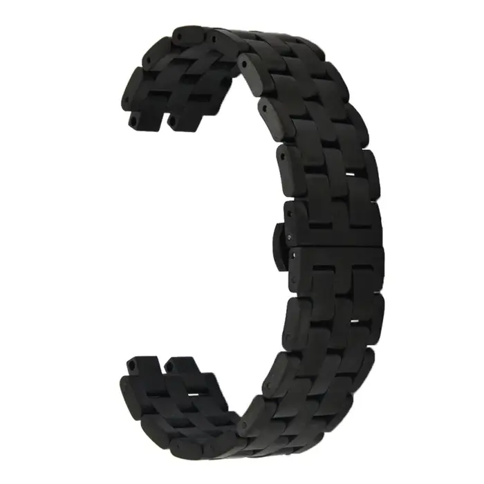 22MM acier inoxydable papillon boucle Bracelet