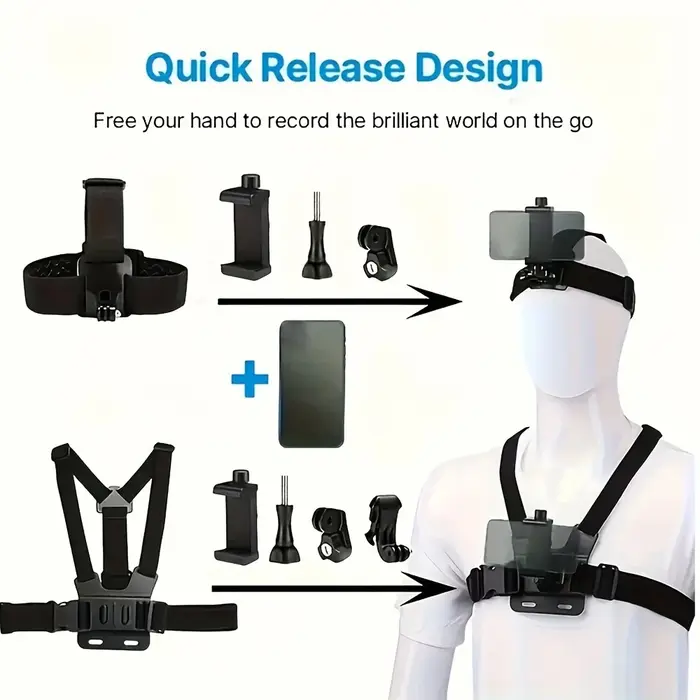 Kit d'accessoires pour caméra d'action