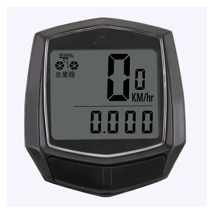 Compteur de vitesse numérique filaire étanche pour vélo
