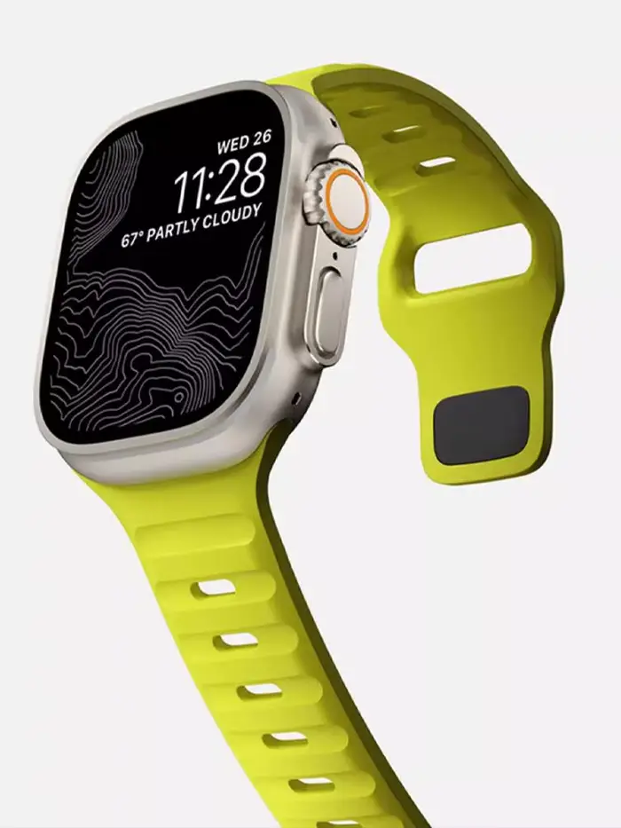Bracelet sport en silicone pour Apple Watch Band