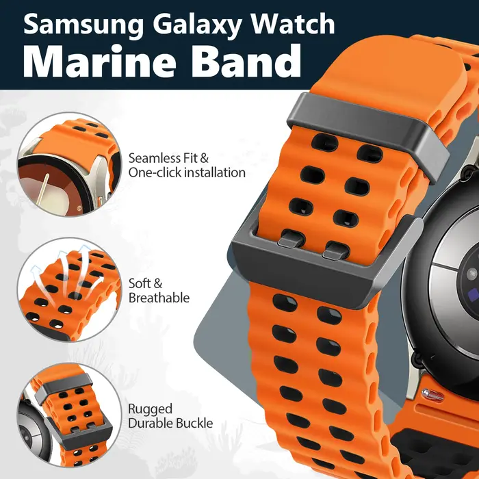 Bracelet marin pour Samsung Galaxy Watch 7 FE