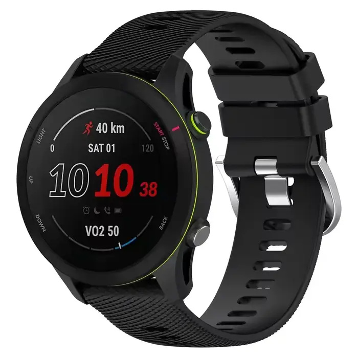 Bracelet en silicone pour Garmin Forerunner 255S 265S