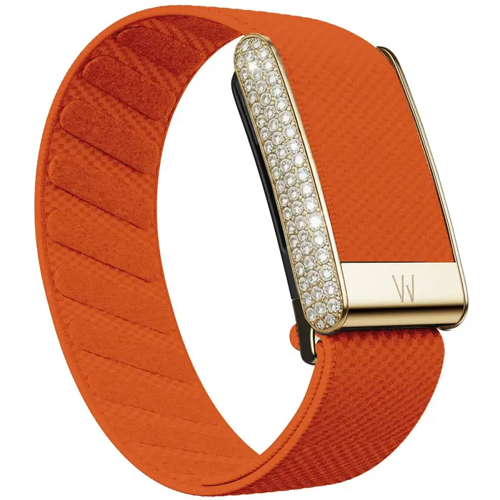 Bracelet de remplacement sport en nylon tissé, élastique, design diamant doré, uniquement pour montr