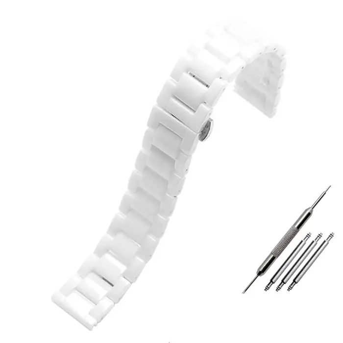 Bracelet de montre universel en céramique pour hommes et femmes, bracelet, Tissot, Armani, Citizen, 