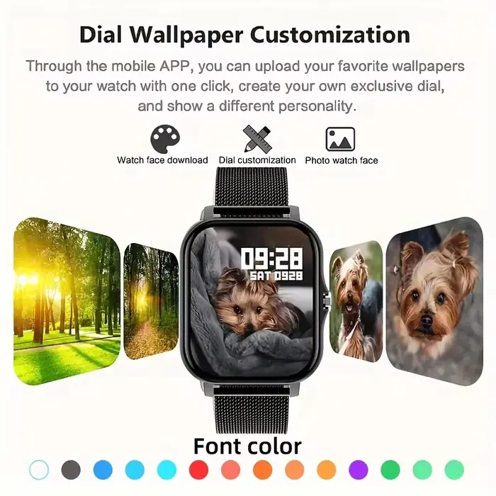 OPPO vente chaude nouvelle montre intelligente pour hommes femmes plus récent Sport SmartWatch visages Bluetooth appel