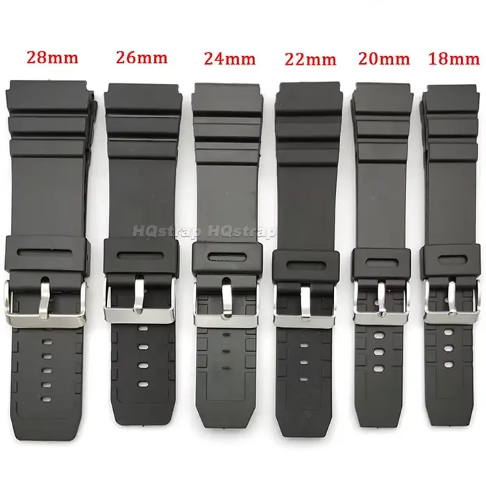 Bracelet en silicone pour mol 18mm 20mm 22mm 24mm 26mm 28mm