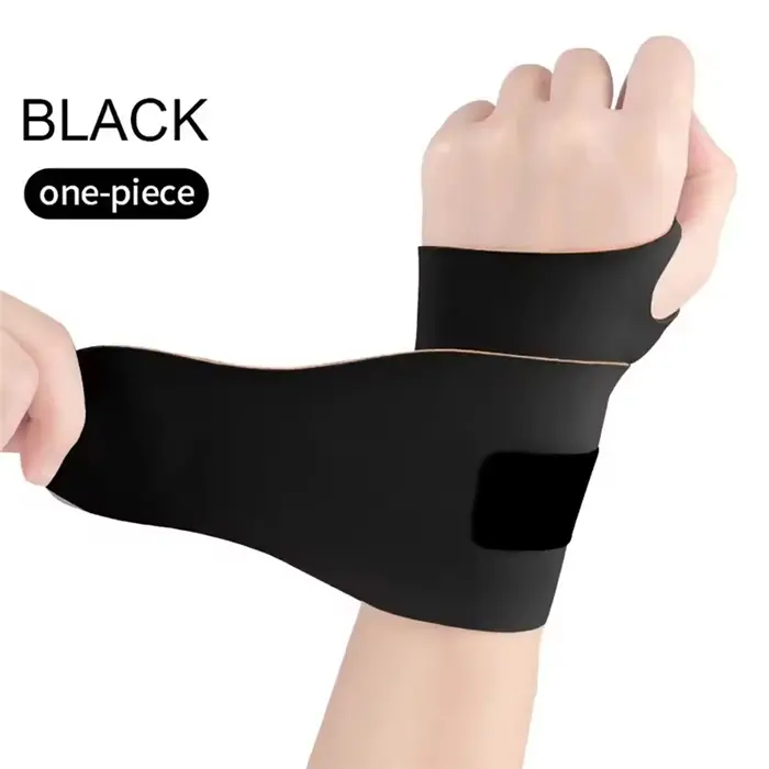 1 pièce de bracelet élastique Anti-entorse, protège-poignet avec Support réglable, gaine de Tendon à Compression élastique respirante