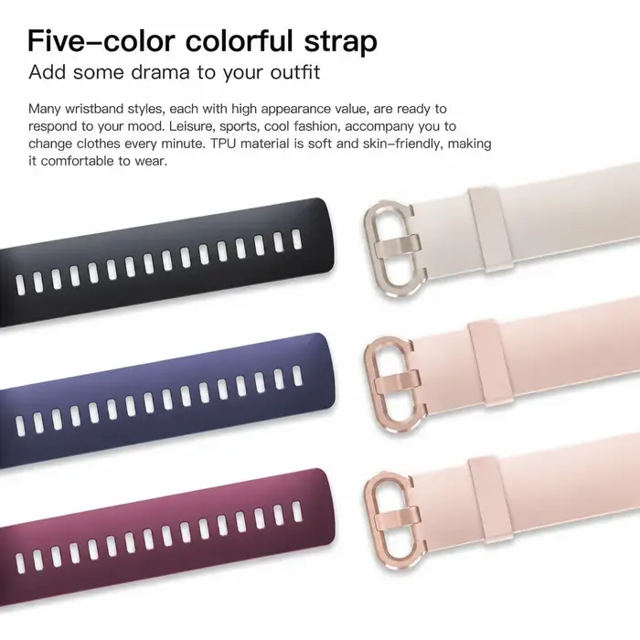 Montre connectée AMOLED avec affichage permanent, mesure de la pression artérielle et de la température, étanche IP68, tracker d'activité physique, charge USB, pour hommes et femmes