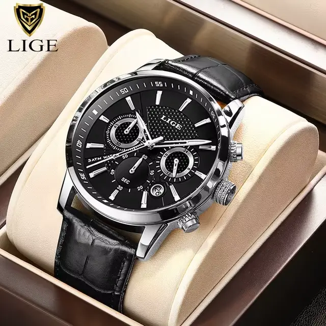Montre LIGE 2026 pour Homme, Montre Sportive à Quartz Tendance, Montre Homme de Marque Supérieure en
