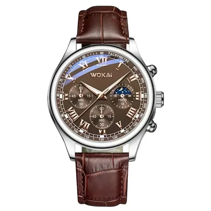 Montre-bracelet multifonctionnelle pour homme, simple et à la mode, horloge de sport de loisirs, déc