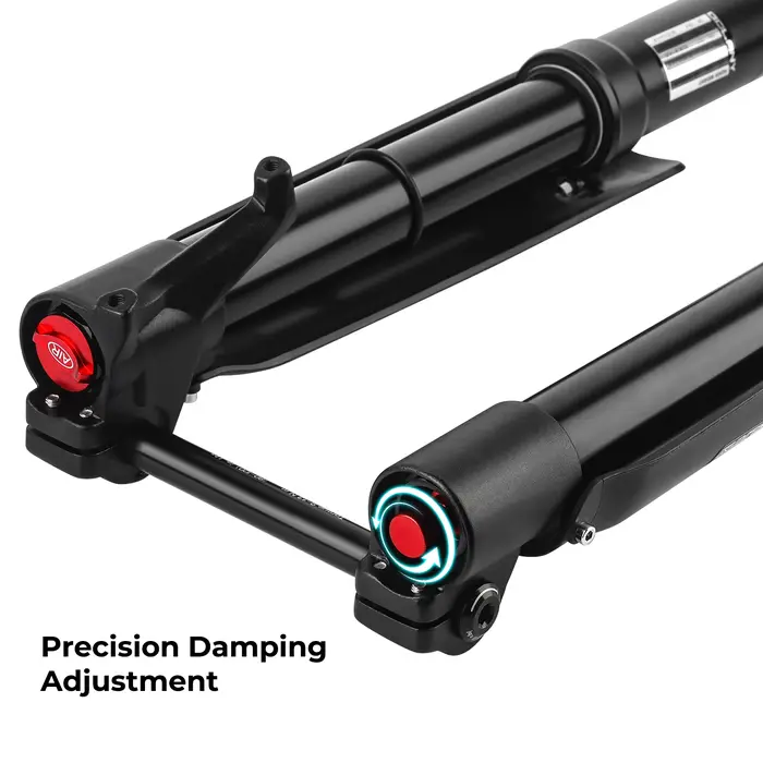 BOLANY fourche de vélo inversée Double épaule fourche vtt pour descente 29 pouces fourche Boost à ax