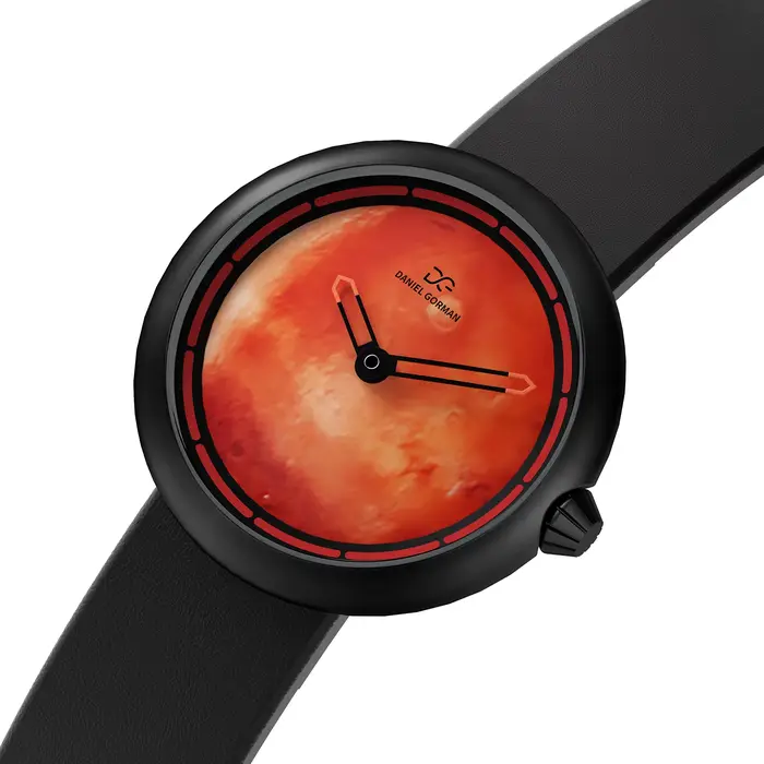 DANIEL GORMAN montres pour hommes créatif terre mode montre-bracelet à Quartz en cuir montre de Sport
