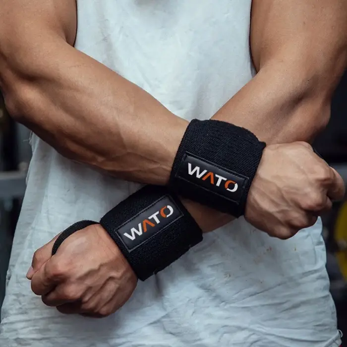 1 pièce et 1 paire de bandages élastiques robustes pour le poignet, support de poignet pour la musculation, l'entraînement en salle de sport, sangles de soutien pour le poignet, bandages pour la force