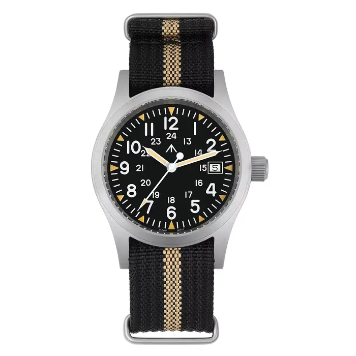 Militado ML05 38mm montre de terrain militaire Ronda 515 mouvement à Quartz dôme saphir cristal étanche 100M montres Super lumineuses