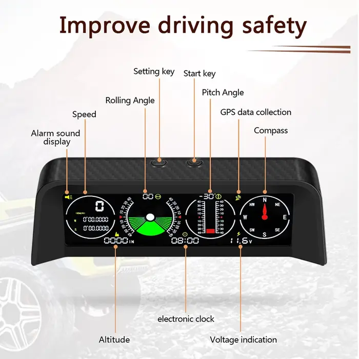 X90 GPS Compteur de vitesse intelligent (km/h