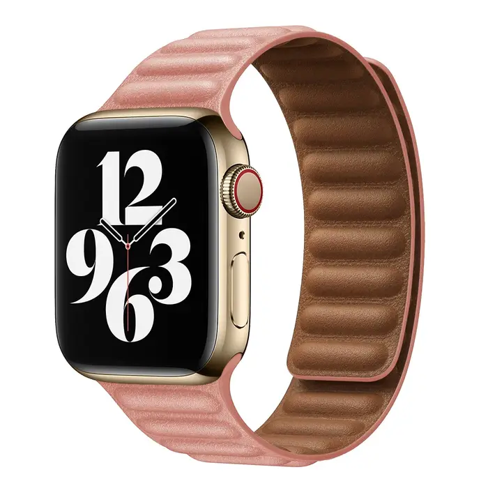 Lien en cuir pour Apple watch 7 bandes 40mm 44mm 42mm 38mm