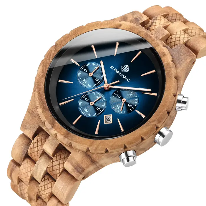 Montre en bois pour homme
