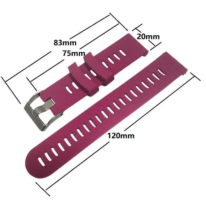 Forerunner 158 55 245 645 musique Bracelet de montre intelligente 20MM