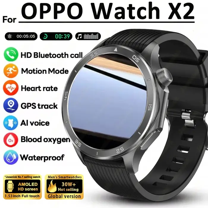 OPPO nouvelle montre X2 Bluetooth appel
