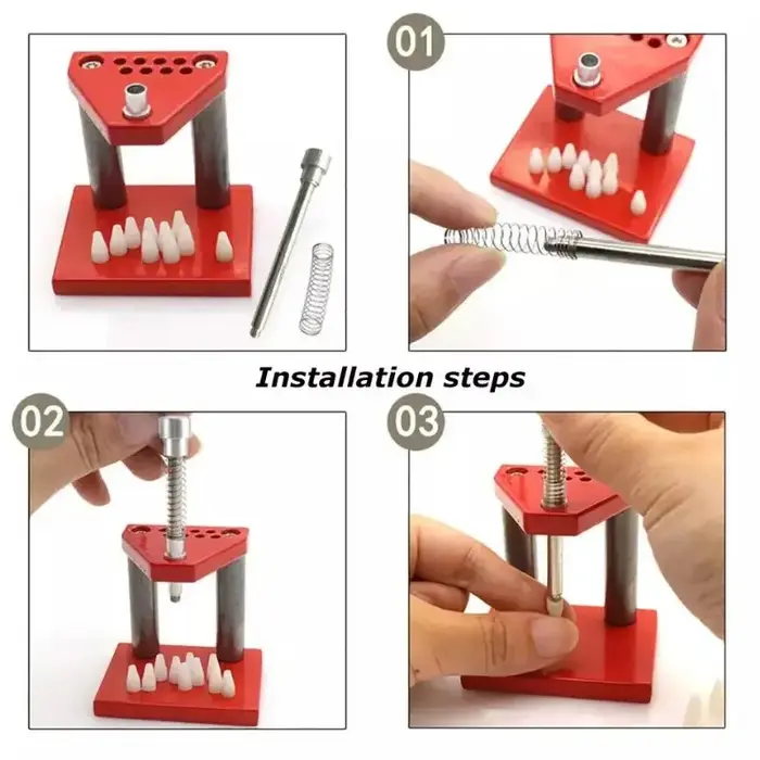 Kit d'outils de presseur pour réparation de montres