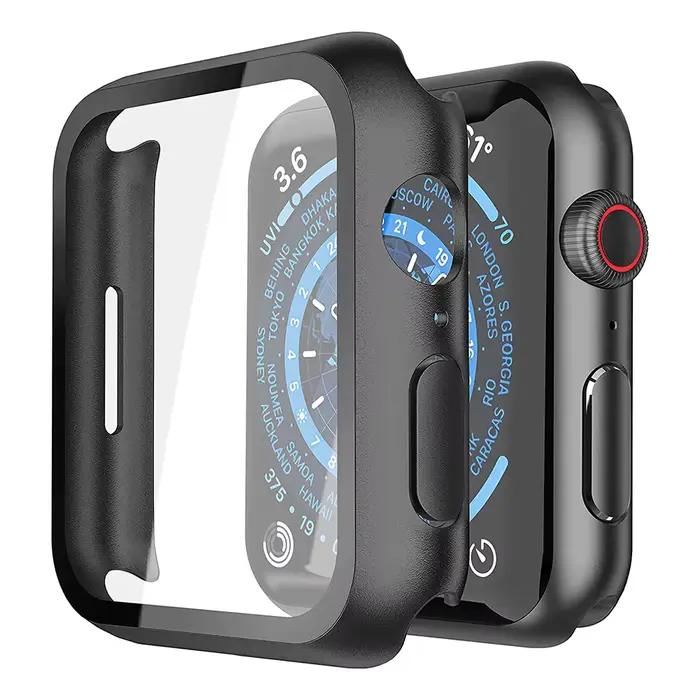 Verre trempé + étui pour Apple Watch Ultra 3 2 49 45 41 40 44 42 46mm