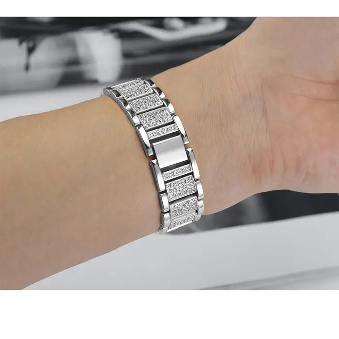 Bracelet en diamant pour Fitbit Charge 2 pour femme